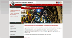 Desktop Screenshot of feuerwehr-sandkrug.de